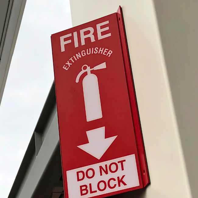 signs and facility identification products
