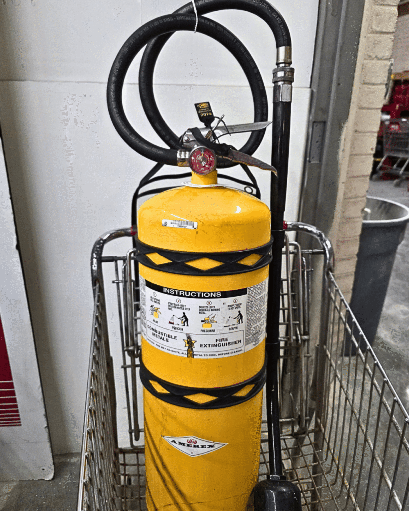 class D extinguisher